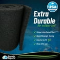 thumbnail image 6 of Aquatic Experts - Classic Black Pond Filter Media, Coarse Koi Pond Filter Pad Bulk Roll, 18" x 72" x 1", 6 of 8