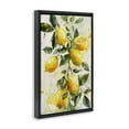 thumbnail image 4 of Stupell Industries Lemon Watercolor Splashes Food & Beverage Painting Black Floater Framed Canvas Art Print Wall Art, 17 x 25, 4 of 10