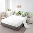 thumbnail image 3 of Erosebridal Ensembles de Literie Happy Camping Taille Très Grand, Ensembles de Couette RV Car avec Draps, Décor Rustique de Ferme, Réversible 7 Pcs, 3 of 5