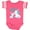 Football Pink and White, variant on Inktastic My Godmother Loves Me-cute Elephants Boys or Girls Baby Bodysuit