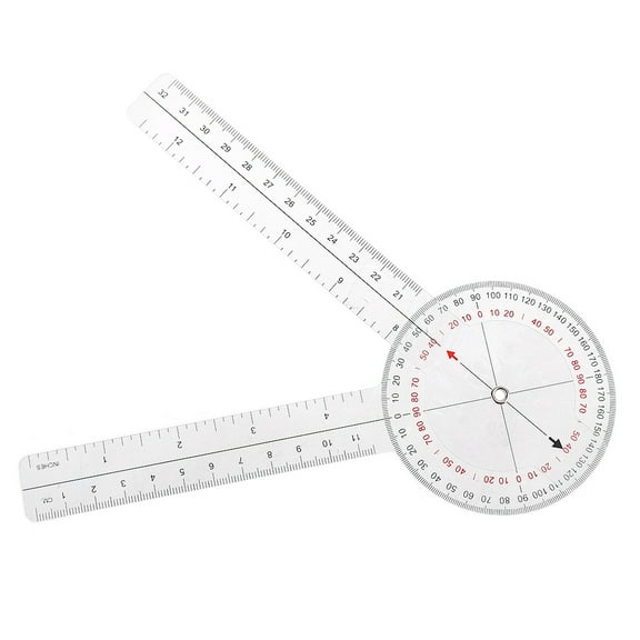 Goniometer Medical Joint Ruler Calibrated Orthopedics Angle Rule 13inch 33cm