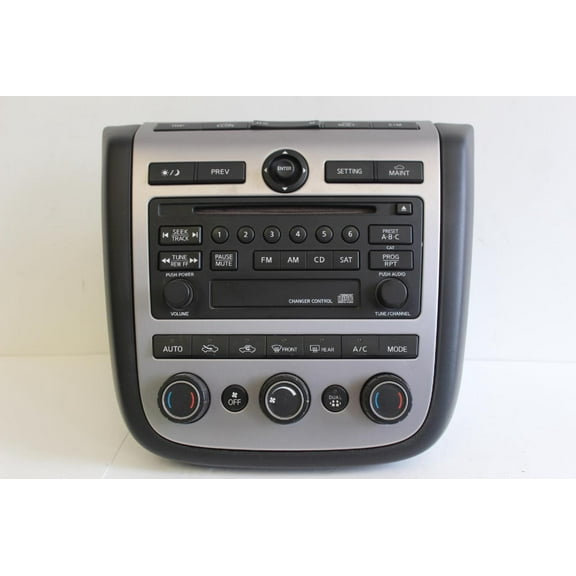 2004-2005 NISSAN MURANO STEREO RADIO CD PLAYER CLIMATE CONTROL 28185 CA010