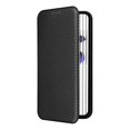 thumbnail image 3 of Carbon Fiber Flip Leather Case Compatible With Nothing Phone 1, Magnetic Wallet Card Slot Slim Cover, 3 of 5