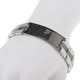 thumbnail image 4 of Pulsera Charm Cuff jinwen de acero inoxidable con grabado en inglés Plata, 4 of 8