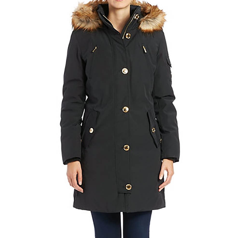 Michael Kors Down Parka Coat with Fur Hood