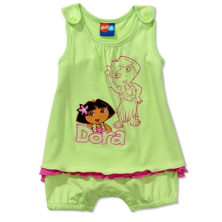 Nick Jr. - Dora the Explorer Ruffled Romper - Infant Girls