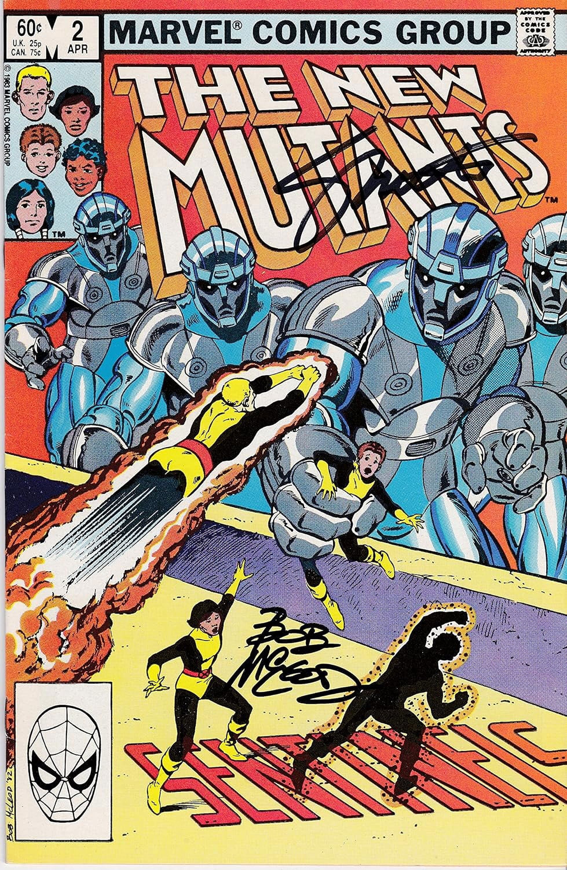 New Mutants X-Men #2 NM Signed Jim Shooter and Bob Mcleod
