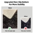 thumbnail image 6 of Area Rugs for Living Room Bedroom, 9ft x 12ft Soft Fluffy Shag Indoor Floor Carpet for Living Room Bedroom Dining Room Office, Black, 6 of 7