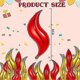 thumbnail image 2 of 10 Pcs Fake Fire Balloons Firefighter Fire Truck Birthday Party Decorations, 24 Inch Flame Balloons Fake Campfire For Fireman Party Supplies Summer Ca, 2 of 5
