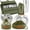 Green, variant on Wealers Unique Complete Messware Kit Polished Stainless Steel Dishes Set| Tableware| Dinnerware| Camping| Buffet| Includes - Cups | Plates| Bowls| Cutlery| Comes in Mesh Bags (4 Person Set)