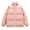 Pink, variant on Winter Graphene Thermal Magnetic Cotton Clothing Men Models Padded Hooded Jacket, Loose Large Size Cotton Coat with Stand Collar for Youth Fashion,Pink,M