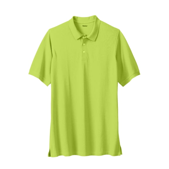 KingSize Men's Big & Tall Shrink-Less Longer-Length Cotton Polo Shirt