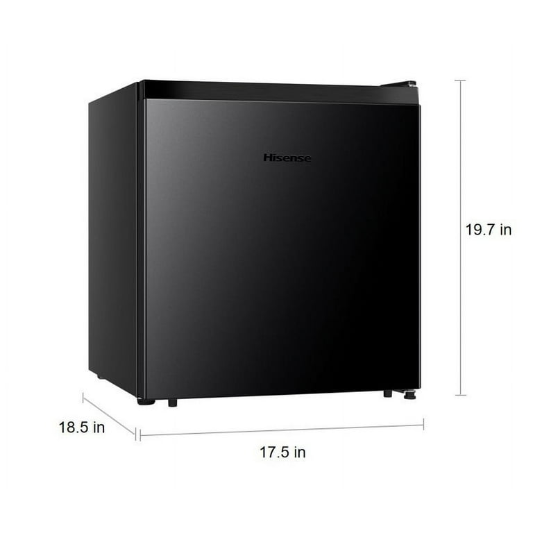 Hisense 3.3-cu ft Counter-depth Freestanding Mini Fridge (Black) ENERGY  STAR in the Mini Fridges department at