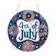 thumbnail image 2 of Independence Day America Wooden Hanging Decoration Patriotic Round Wall Decor For Home And Porch Festival Celebration Hanging Board Decoration, 2 of 6