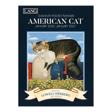 Lang Companies, American Cat Monthly 2026 Pocket Planner