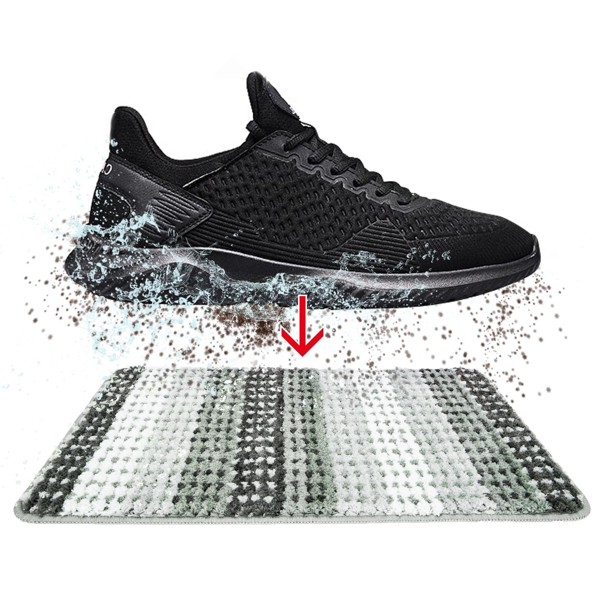 Door Mat, Front Doormat, Super Absorbent Mud Mats, Doormats for