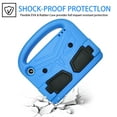 thumbnail image 6 of SaniMore for ALL-New Fire 7 2022 Kids Case, EVA Lightweight Case with Handle & Foldable Kickstand Shockproof Protective Case for ALL-New Fire 7 7 inch Girls Boys, Blue, 6 of 9