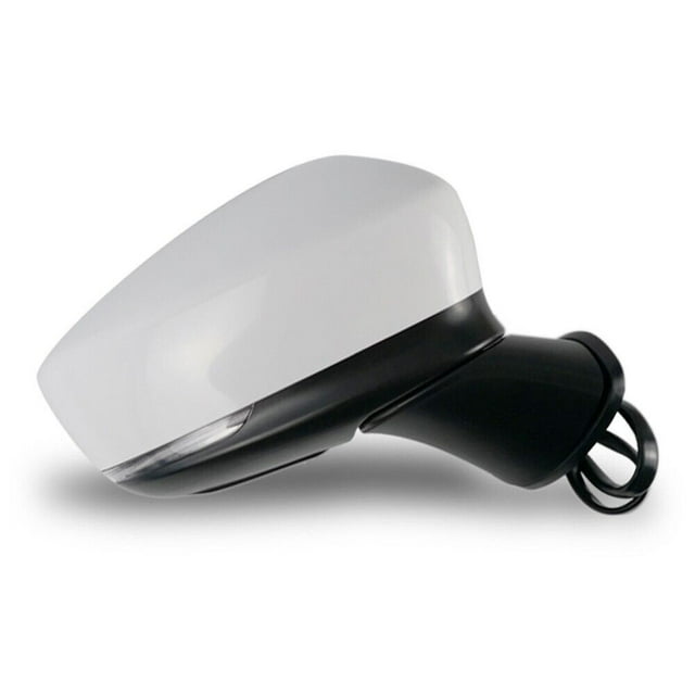 Side Mirror Passenger R Fits 17 - 19 for Mazda 6 Power Folding Heated Signal 8 Wire White -