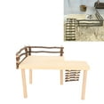 thumbnail image 4 of Hamster Climb Platform, Hamster Activity Playground Wooden 2 Layers Stable  For Hamsters, 4 of 8