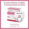 thumbnail image 4 of Curity Youth Training Pants for Girls, Medium, Suitable for up to 34 lbs, 26 Count, 4 Packs, 104 Total, 4 of 7