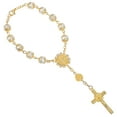 thumbnail image 1 of BRIGHTFUFU Colgante de Rosario para coche, adorno colgante, pulsera de Rosario, accesorio para espejo retrovisor de coche cruzado, 1 of 8