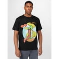 thumbnail image 1 of Funny Cartoon Print T-shirt, Men's Casual Street Style Stretch Round Neck Shirt for Summer Tee For Adult, Men, Women, Teen, Teenager, Adolescent, Youth, 1 of 5
