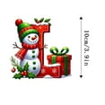 thumbnail image 2 of Kbndieu Initial Ornaments Christmas Tree Decorations Ornaments, Letter Ornaments for Christmas Tree, Christmas Ornaments Christmas Hanging Decor L, 2 of 2