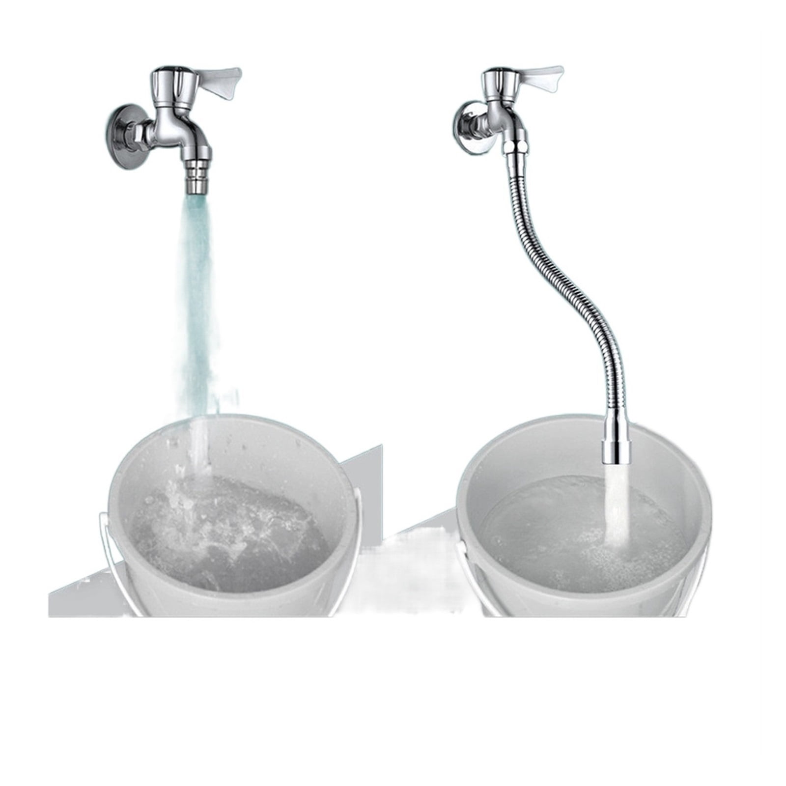 Universal Faucet Extender Rotating Anti-Splash Head Nozzle Aerator Bendable Sink Extension Hose Kitchen Accessories Convenient ,Easy to Use