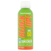(2 pack) (2 Pack) Fruit of the Earth Block Up! Kids 50 Sunscreen Continuous Spray Broad Spectrum, SPF 50, 5 fl oz