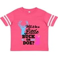 thumbnail image 3 of Inktastic Gender Reveal Will It Be a Little Buck or Doe? Girls Toddler T-Shirt, 3 of 5