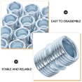 thumbnail image 3 of BESTYASH 20Ud Doble Conector Para Estantería Metalizada Plateada Para Soluciones Estables Y Fáciles De Ensamblar, 3 of 5