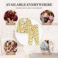 thumbnail image 7 of Sikiie Avocado And Pineapple Women's Long-Sleeve Shirt and Full-Length Bottom Pajama Set (s-xxl)-X-Large, 7 of 7