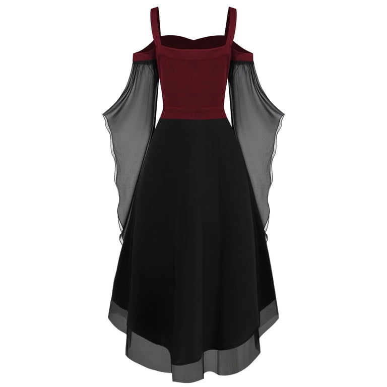 v neck dresses casual XSGZFC Womens Dress V-Neck Slit Long Dress High Waist A-Line Black at Amazon Women's Clothing store Cotton outfit stretchy fabric Sleeveless Gold Trim Detail Colors:Royal