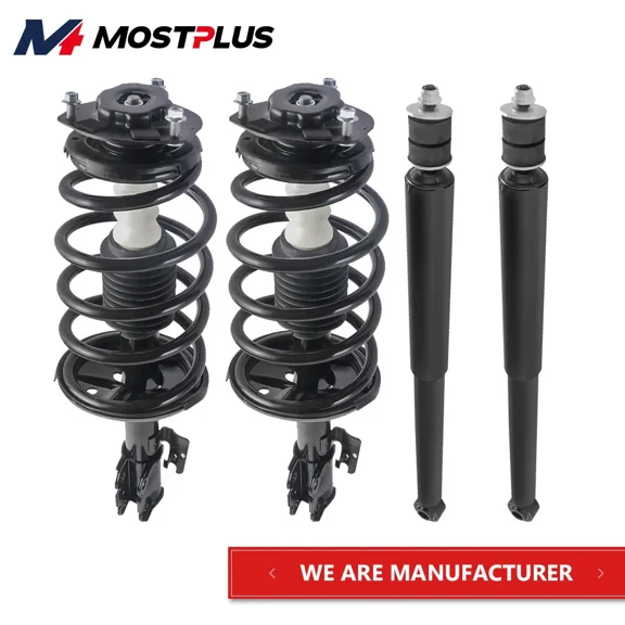 MOSTPLUS Front & Rear Complete Struts Shocks Set for 2004-2006 Toyota Sienna 7 Seats FWD