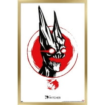 Netflix The Witcher Season 2 - Chernobog Wall Poster, 22.375" x 34", Framed