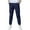 Navy, variant on TBWNWG Boys Casual Linen Jogger Pants for Everyday Comfort - Elastic Waist Loose Fit for Spring and Summer Outfits,Size 4-5 Years