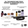 thumbnail image 4 of Kit de maquillaje Mehron Premium Character Werewolf Halloween, 4 of 6
