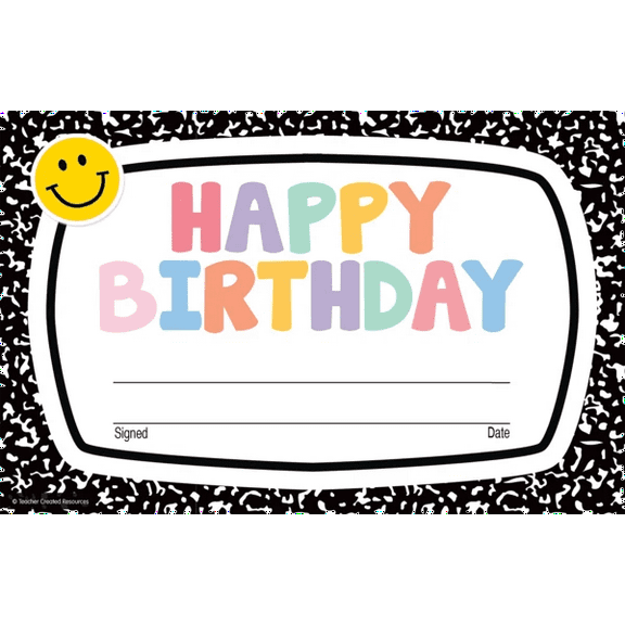 Cool for School Happy Birthday Awards [TCR9321]