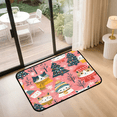 thumbnail image 2 of CURLYOOT Christmas Cats Door Mat 24" x 36" Absorbent Front Doormat Entrance Mat Non-Slip Washable Welcome Mats Snowflake Floor Mats for Entryway Indoor Outdoor, 2 of 7