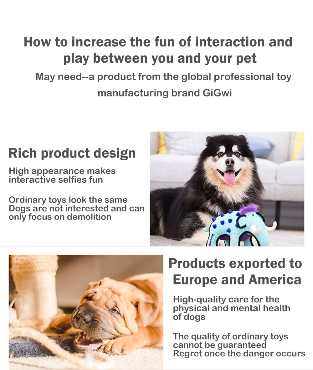 GIGWI Pet Toys G-Ball Toys S / M / L Series Transparent Interactive Dog Ball Toy for Dogs Bite Resistance Elasticity Dog Toy