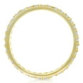thumbnail image 3 of Pompeii 1/2 Ct Diamond Eternity Ring 10k Yellow Gold Womens Stackable Anniversary Band, 3 of 5