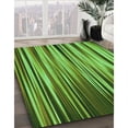 thumbnail image 3 of Ahgly Company Machine Washable Indoor Square Transitional Green Area Rugs, 3' Square, 3 of 7