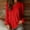 Red loose fit long sleeve blouse a1, variant on Yrmaups Loose Fit Long Sleeve Blouse for Women, Casual V Neck Top, Flowy Soft Tee for Vacation Office Travel Daily Wear, Red L