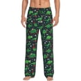 thumbnail image 5 of Mens Pajama Pants, Dino Christmas Party Soft Sleep & Lounge Pants for Men, Cuteness Casual PJ Bottoms Pants with Pockets, 5 of 7
