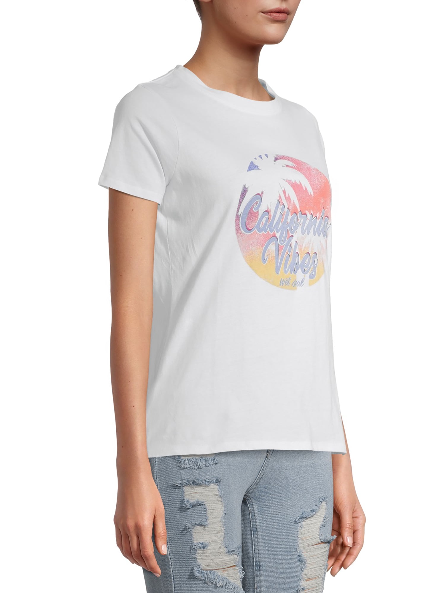 Wet Seal Junior California Vibes Graphic Tee