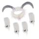 thumbnail image 1 of Disfraz de perro de sombreros perfecto para carnaval Cssic py , METRO Yinane Sombreros de disfraces de Halloween para mascotas, 1 of 8