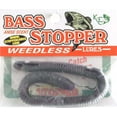 thumbnail image 2 of K&E Tackle Bass Stopper Worm Fishing Lure, Purple/White Stripe, 5 1/2", 2 of 3