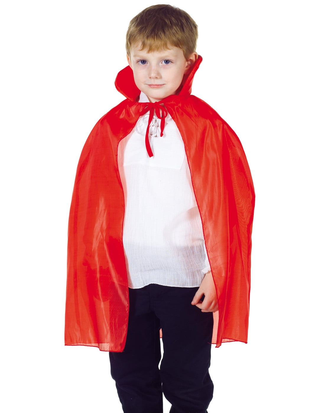 Taffeta Boys Child Red Cape Vampire Halloween Costume Accessory ...