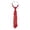 Red, variant on Men's Green Tie Unisex Chain Pattern Necktie for Students and Youth Neck Strap Tie for Wedding Graduation School Uniforms
