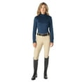 thumbnail image 3 of KERRITS Adult Female Ice Fil Lite Solid Long Sleeve Shirt, Color: Navy, Size: XL, 3 of 4